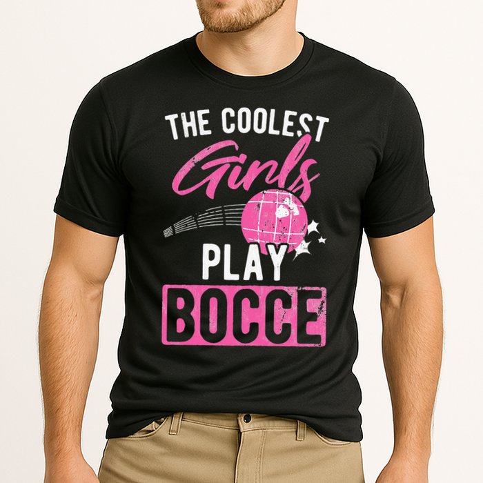 Womens Coolest Play Bocce Ball Cooling Performance Crew T-Shirt