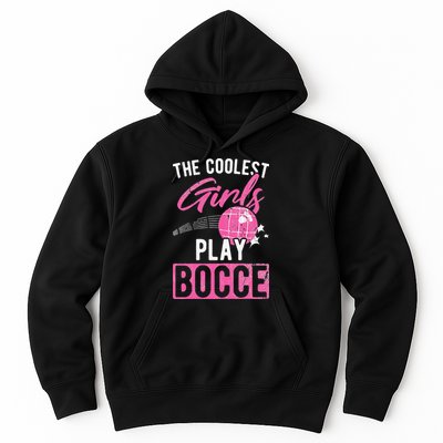 Womens Coolest Play Bocce Ball Hoodie
