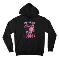 Womens Coolest Play Bocce Ball Hoodie