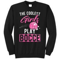 Womens Coolest Play Bocce Ball Sweatshirt