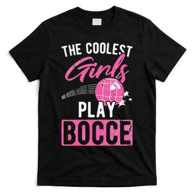 Womens Coolest Play Bocce Ball T-Shirt
