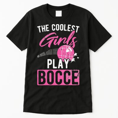 Womens Coolest Play Bocce Ball Tall T-Shirt