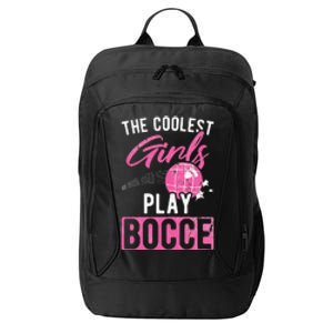 Womens Coolest Play Bocce Ball City Backpack