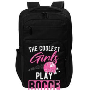 Womens Coolest Play Bocce Ball Impact Tech Backpack