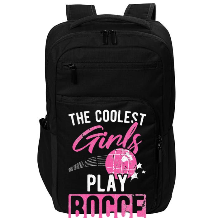 Womens Coolest Play Bocce Ball Impact Tech Backpack