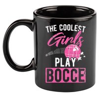 Womens Coolest Play Bocce Ball 11oz C Handle Ceramic Mug