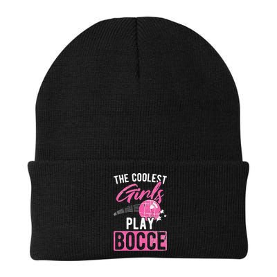 Womens Coolest Play Bocce Ball Beanie