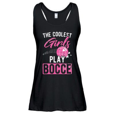 Womens Coolest Play Bocce Ball Ladies Essential Flowy Tank