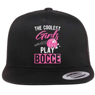 Womens Coolest Play Bocce Ball Flatbill Hat