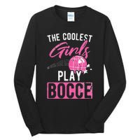 Womens Coolest Play Bocce Ball Tall Long Sleeve T-Shirt