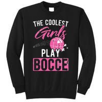 Womens Coolest Play Bocce Ball Tall Sweatshirt