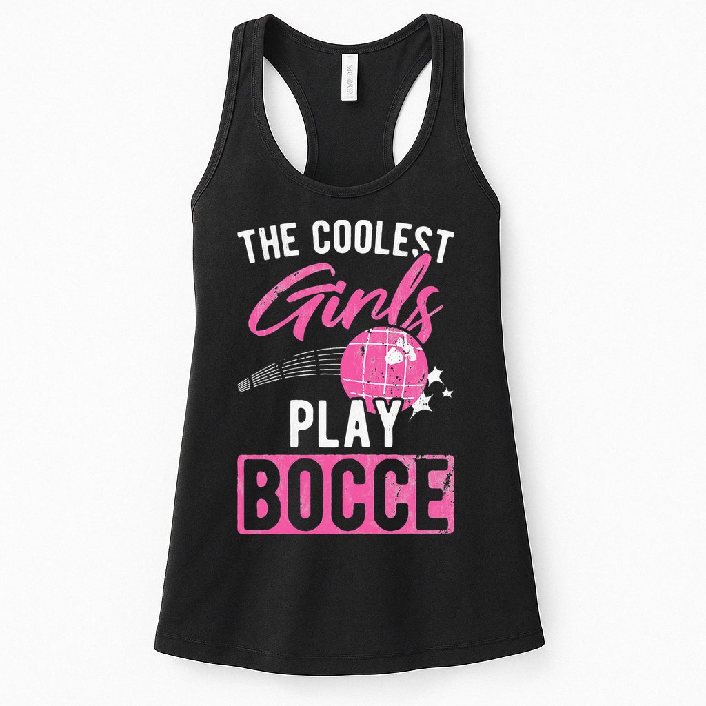 Womens Coolest Play Bocce Ball Womens Tank Top