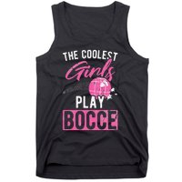 Womens Coolest Play Bocce Ball Tank Top