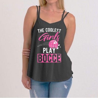 Womens Coolest Play Bocce Ball Women's Strappy Tank