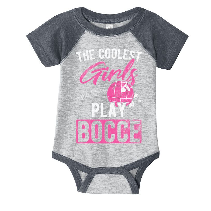 Womens Coolest Play Bocce Ball Infant Baby Jersey Bodysuit