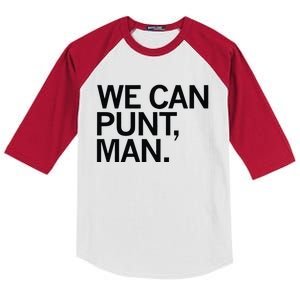 We Can Punt Man Kids Colorblock Raglan Jersey