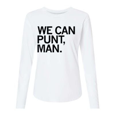 We Can Punt Man Womens Cotton Relaxed Long Sleeve T-Shirt