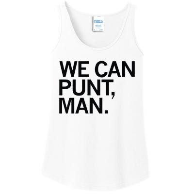 We Can Punt Man Ladies Essential Tank