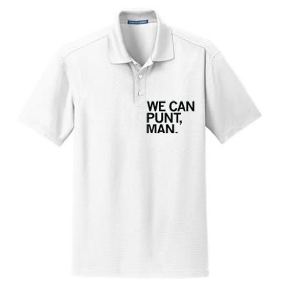 We Can Punt Man Dry Zone Grid Polo