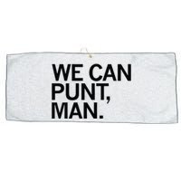 We Can Punt Man Large Microfiber Waffle Golf Towel