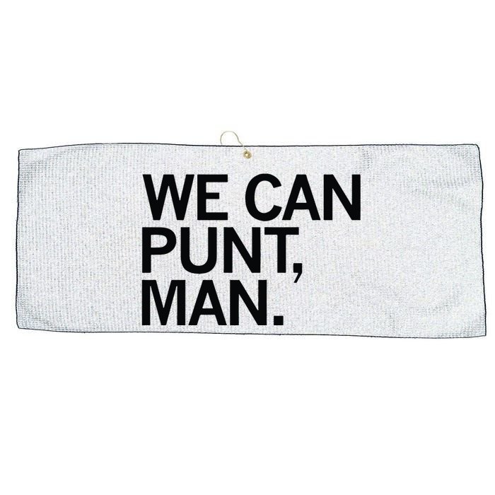 We Can Punt Man Large Microfiber Waffle Golf Towel