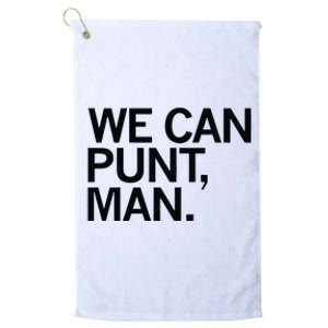 We Can Punt Man Platinum Collection Golf Towel