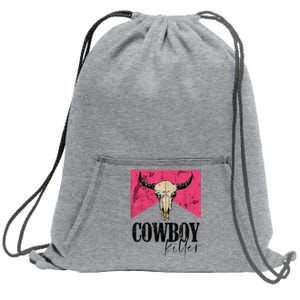 Western Cowgirl Punchy Cowboy Killers Bull Horn Sweatshirt Cinch Pack Bag