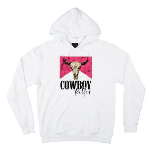 Western Cowgirl Punchy Cowboy Killers Bull Horn Hoodie