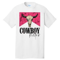 Western Cowgirl Punchy Cowboy Killers Bull Horn Tall T-Shirt