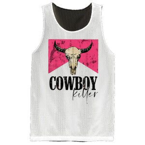 Western Cowgirl Punchy Cowboy Killers Bull Horn Mesh Reversible Basketball Jersey Tank