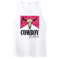 Western Cowgirl Punchy Cowboy Killers Bull Horn PosiCharge Competitor Tank