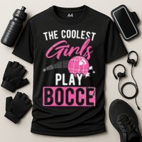Womens Coolest Play Bocce Ball Cooling Performance Crew T-Shirt