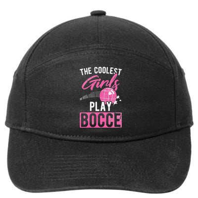Womens Coolest Play Bocce Ball 7-Panel Snapback Hat