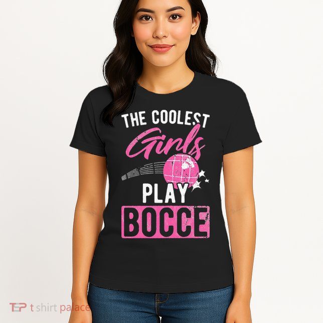 Womens Coolest Play Bocce Ball Womens T-Shirt