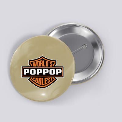 WorldS Coolest Poppop Best Dad In The World FatherS Day Button