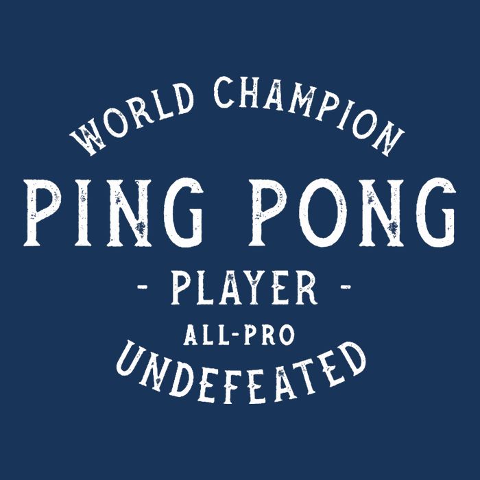 World Champion Ping Pong AllPro Undefeated Vintage Baby Bodysuit