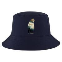 Winter Cat Print Cool Comfort Performance Bucket Hat