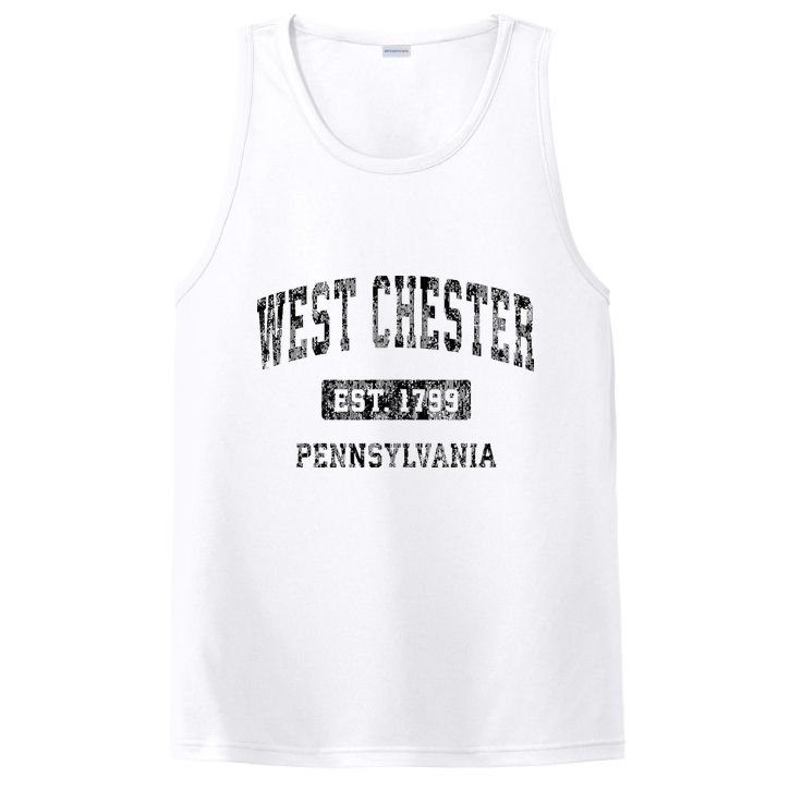 West Chester Pennsylvania Pa Vintage Sports Design Black Des PosiCharge Competitor Tank