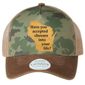 Wisconsin Cheese Pun Legacy Tie Dye Trucker Hat