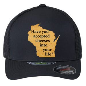 Wisconsin Cheese Pun Flexfit Unipanel Trucker Cap