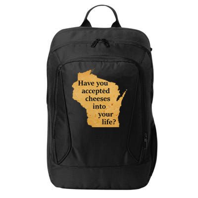 Wisconsin Cheese Pun City Backpack