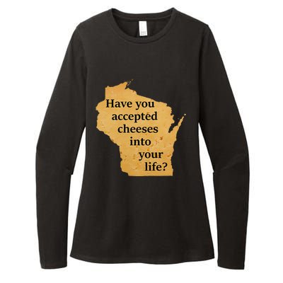 Wisconsin Cheese Pun Womens CVC Long Sleeve Shirt