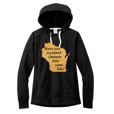 Wisconsin Cheese Pun Women's Fleece Hoodie