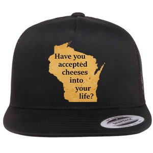 Wisconsin Cheese Pun Flat Bill Trucker Hat