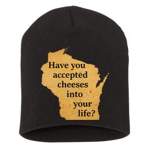 Wisconsin Cheese Pun Short Acrylic Beanie