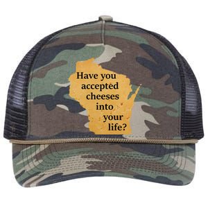 Wisconsin Cheese Pun Retro Rope Trucker Hat Cap