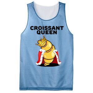 Womens Croissant Queen Home Baking French Croissant Mesh Reversible Basketball Jersey Tank