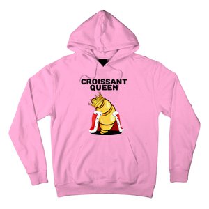 Womens Croissant Queen Home Baking French Croissant Hoodie