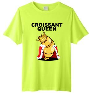 Womens Croissant Queen Home Baking French Croissant Tall Fusion ChromaSoft Performance T-Shirt