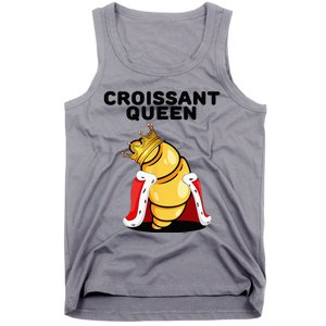 Womens Croissant Queen Home Baking French Croissant Tank Top